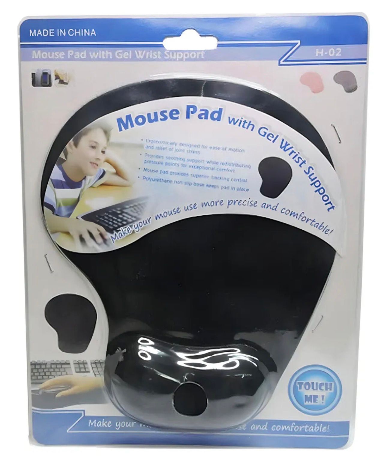 PAT MOUSE GEL NEGRO